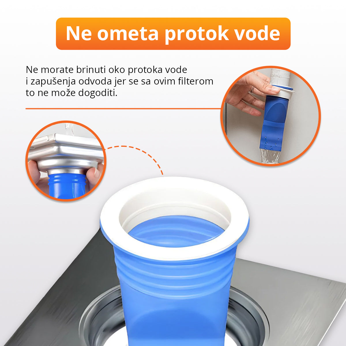 AntiSmell - Filter protiv neugodnih mirisa iz odvoda (4 komada)